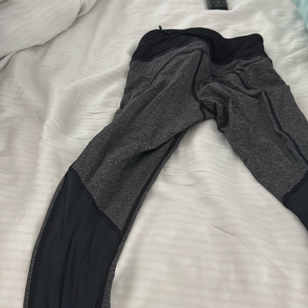Lululemon Black and Gray Leggings